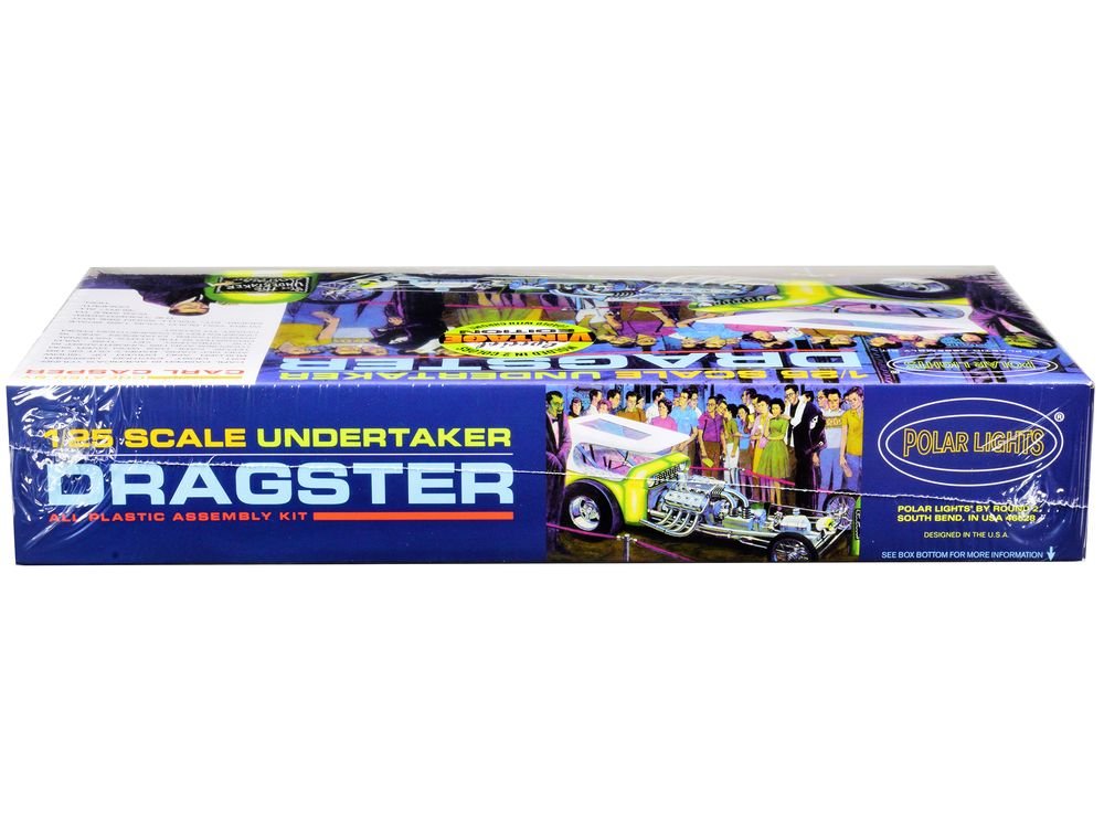 Skill 2 Model Kit Undertaker Dragster by Carl Casper 1/25 Scale Model by Polar Lights view 2