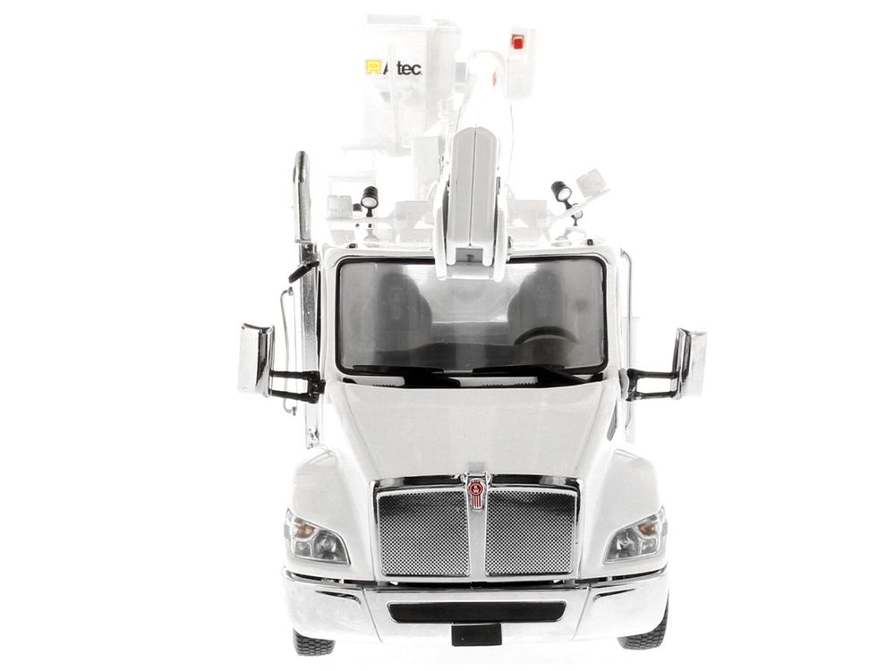 Kenworth T380 with Altec AA55 Aerial Service Truck White "Transport Series" 1/32 Diecast Model by Diecast Masters view 4