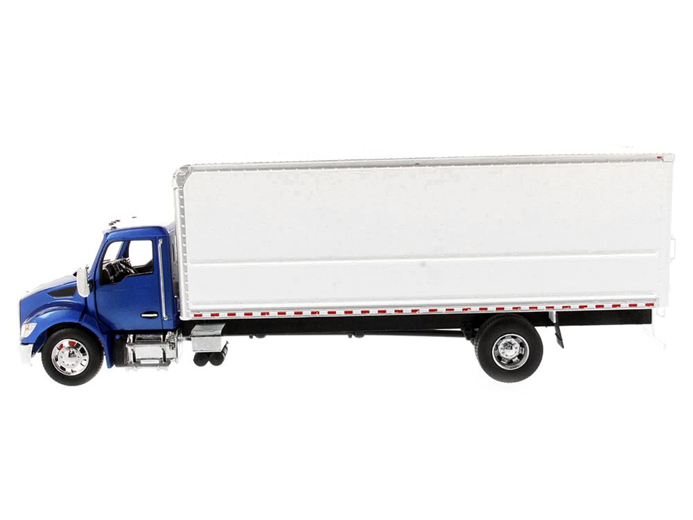 Kenworth T280 with Supreme Signature Van Truck Body Blue and White "Transport Series" 1/32 Diecast Model by Diecast Masters view 2
