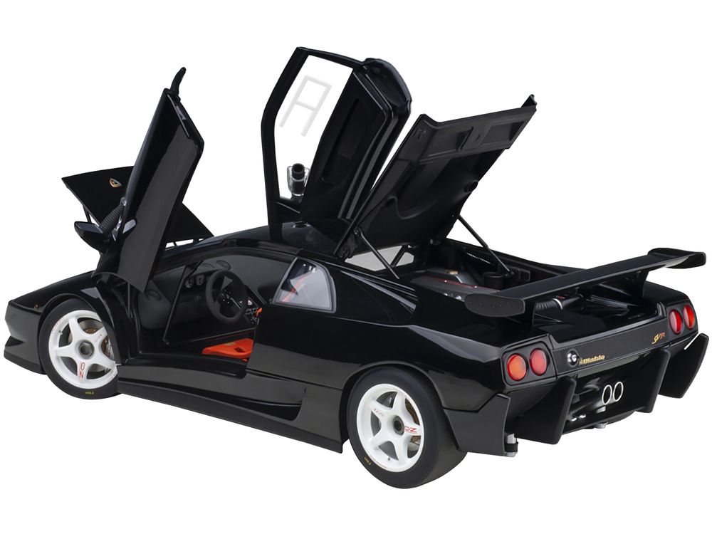 Lamborghini Diablo SV-R Deep Black 1/18 Model Car by Autoart view 2