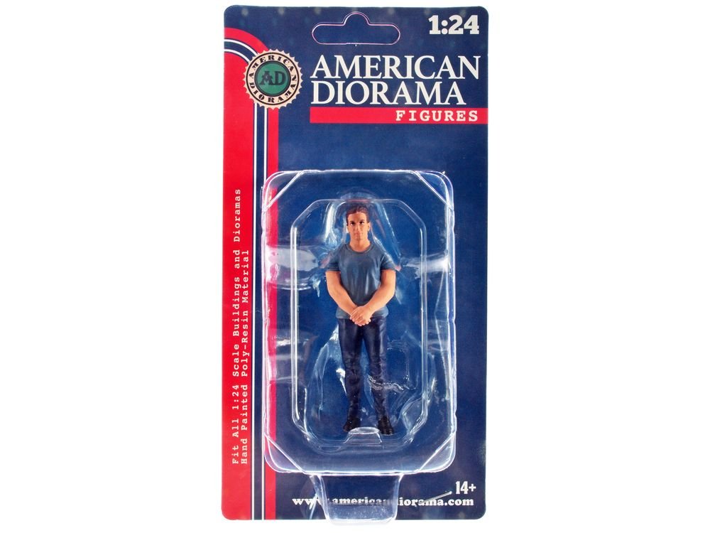 "Car Meet 3" Figurine 4 for 1/24 Scale Models by American Diorama view 3