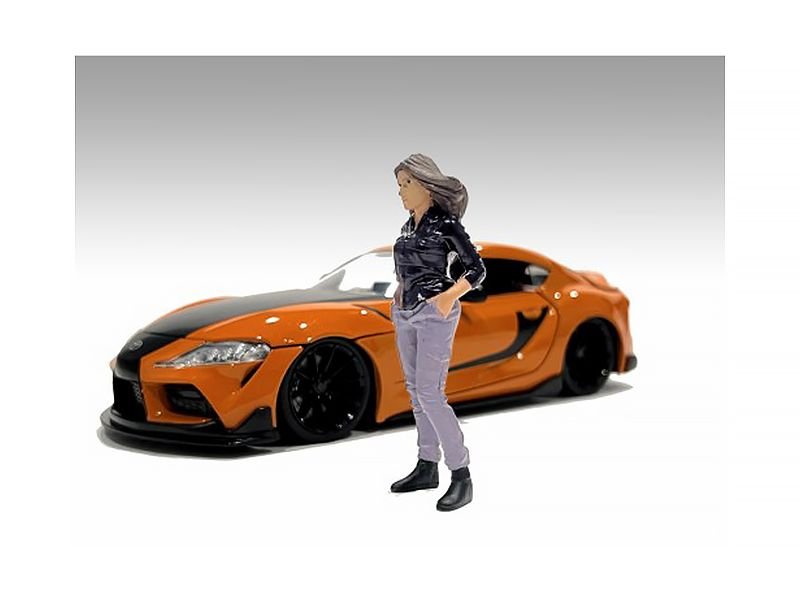 "Car Meet 3" Figurine 5 for 1/24 Scale Models by American Diorama view 2