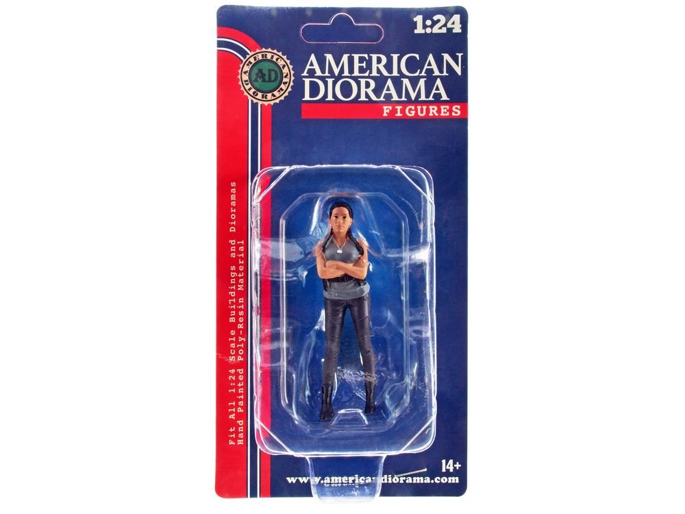 "Car Meet 3" Figurine 7 for 1/24 Scale Models by American Diorama view 3