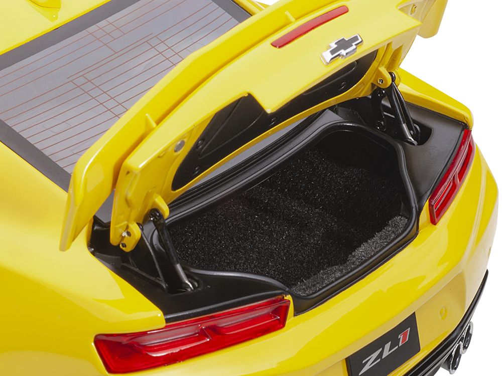 Chevrolet Camaro ZL1 Bright Yellow 1/18 Model Car by Autoart view 4