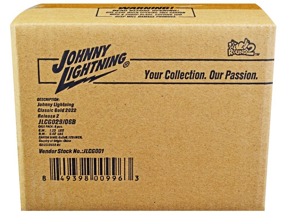 "Classic Gold Collection" 2022 Set B of 6 Cars Release 2 1/64 Diecast Model Cars by Johnny Lightning view 3