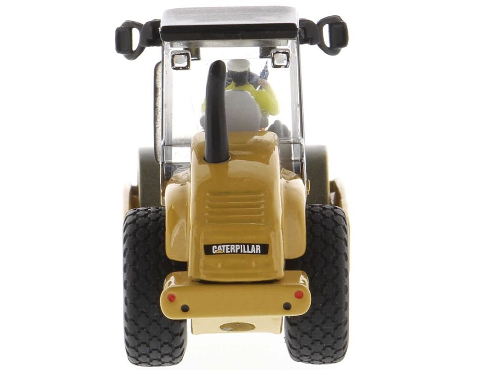 CAT Caterpillar CS56 Smooth Drum Vibratory Soil Compactor with Operator "High Line" Series 1/87 (HO) Scale Diecast Model by Diecast Masters view 5