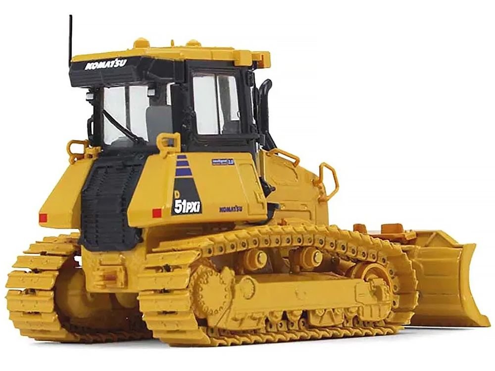 Komatsu D51PXi-24 Dozer with Hitch 1/50 Diecast Model by First Gear view 3