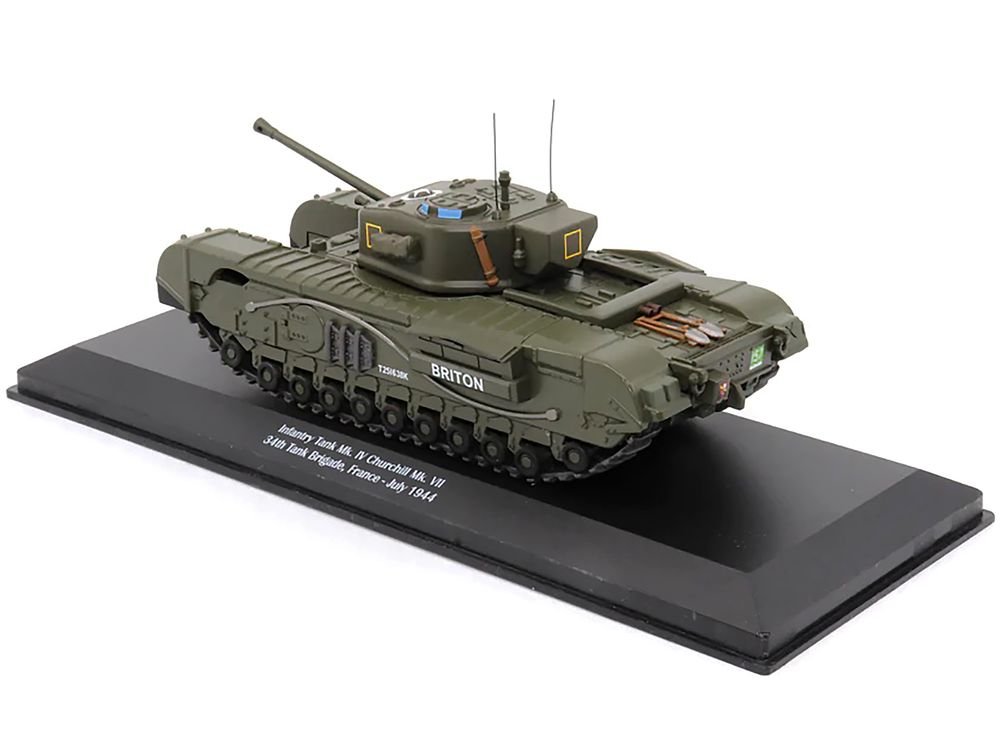 Infantry Tank Mk. IV Churchill Mk. VII "Briton" "UK 34th Tank Brigade France July 1944" 1/43 Diecast Model by AFVs of WWII view 5