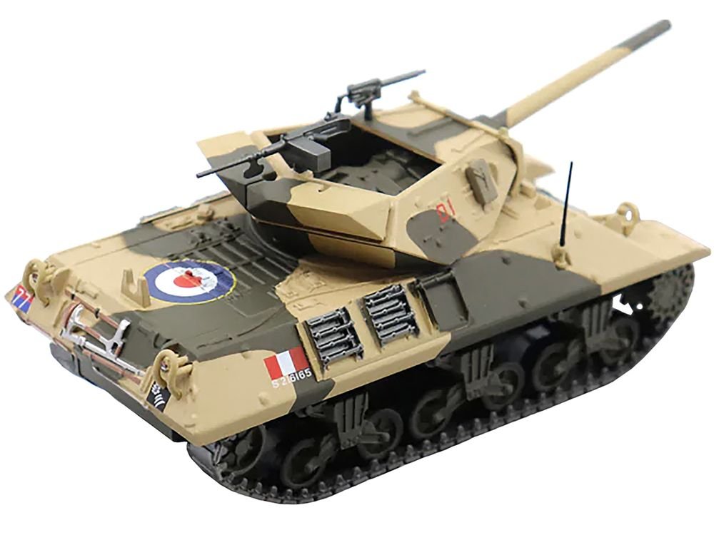 M10 Tank Destroyer D1 #77 "U.S.A. 72nd Anti-Tank Regiment 6th Armored Division Italy August 1944" 1/43 Diecast Model by AFVs of WWII view 3