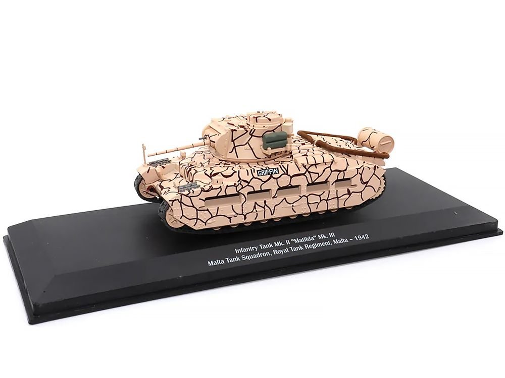 Infantry Tank Mk. II "Matilda" Mk. III "Griffin" "Malta Tank Squadron Royal Tank Regiment Malta 1942" 1/43 Diecast Model by AFVs of WWII view 5