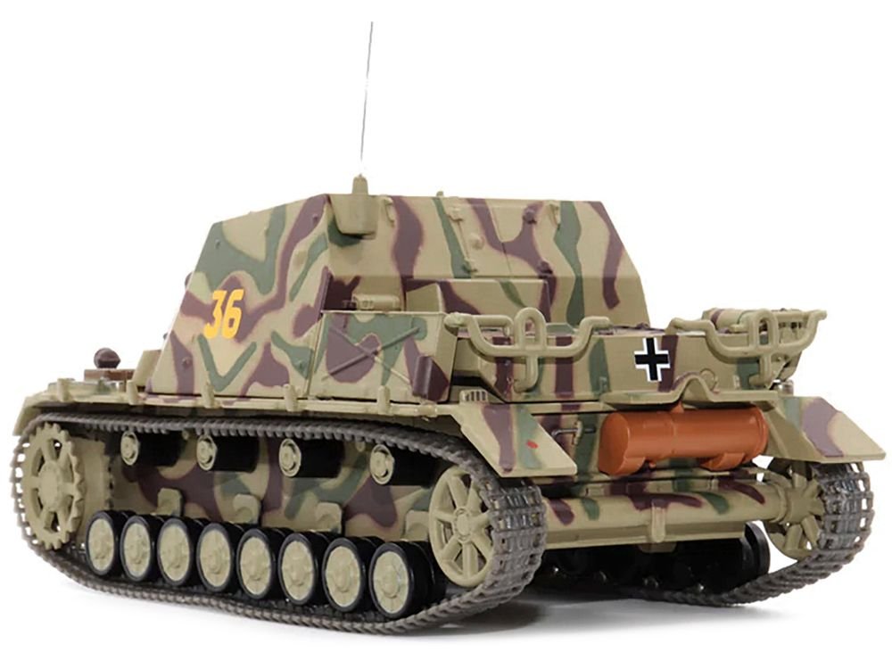 German Sd. Kfz. 166 "Sturmpanzer IV" "Brummbar" #36 "Germany Sturmpanzerabteilung 217 France August 1944" 1/43 Diecast Model by AFVs of WWII view 2