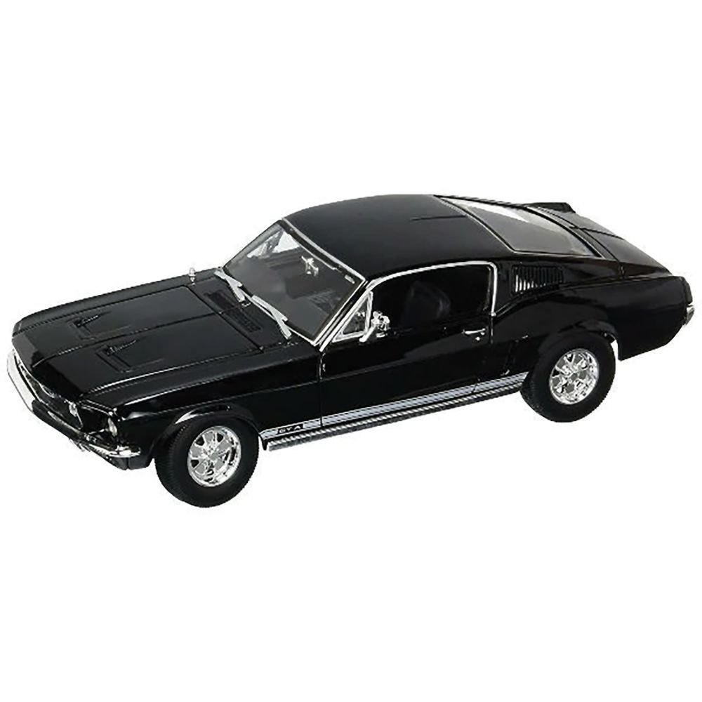 1967 Ford Mustang GTA Fastback Black "Special Edition" 1/18 Diecast Model Car by Maisto view 2