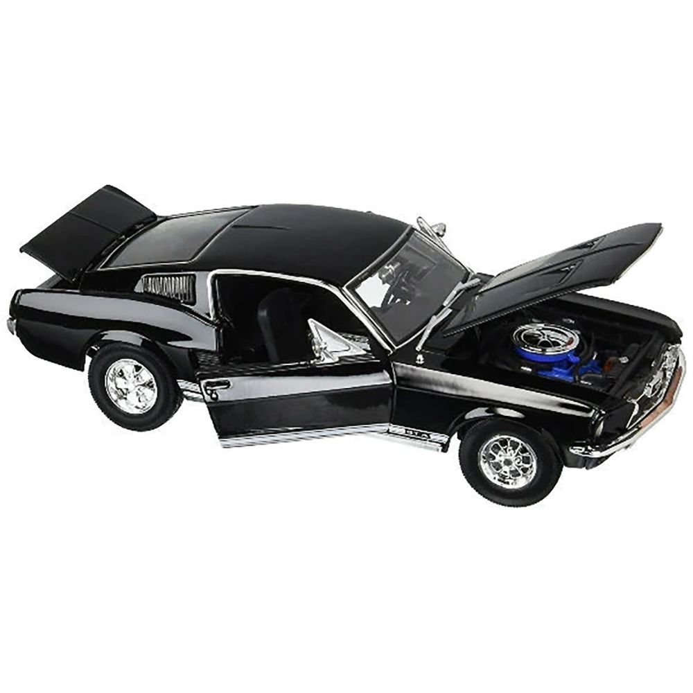 1967 Ford Mustang GTA Fastback Black "Special Edition" 1/18 Diecast Model Car by Maisto view 3