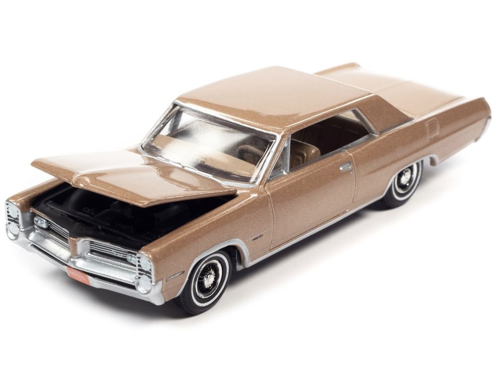 1964 Pontiac Grand Prix Royal Bobcat Saddle Bronze Metallic "Vintage Muscle" Limited Edition 1/64 Diecast Model Car by Auto World view 2