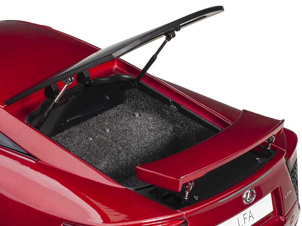 Lexus LFA Pearl Red Metallic 1/18 Model Car by Autoart view 4
