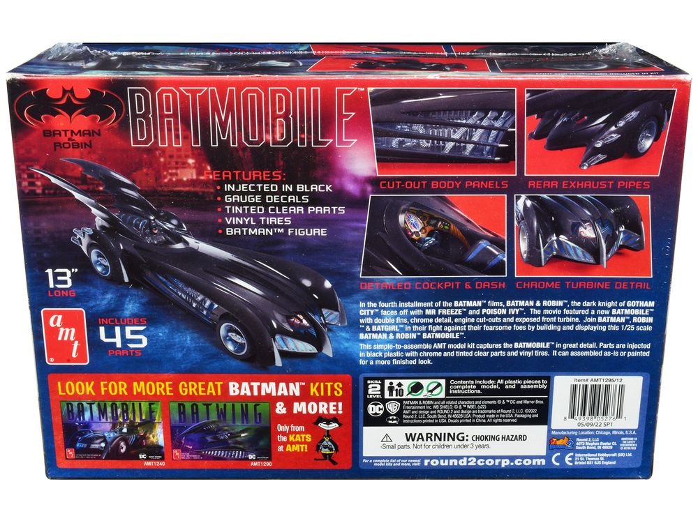 Skill 2 Model Kit Batmobile "Batman & Robin" (1997) Movie 1/25 Scale Model by AMT view 4