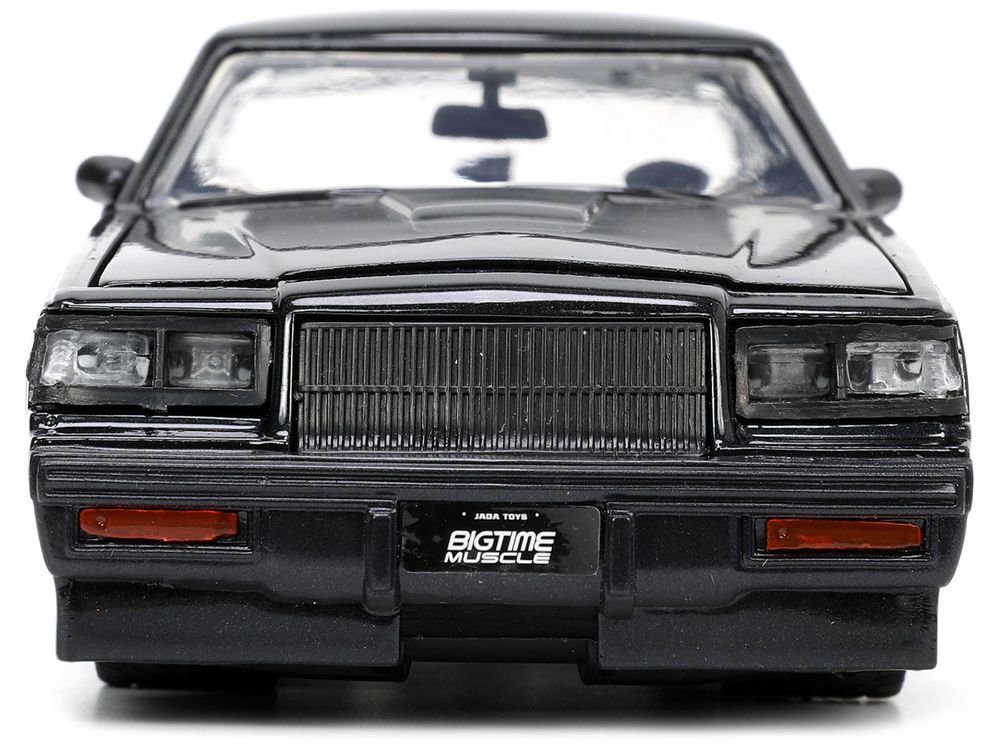 1987 Buick Grand National Black Metallic "Blackbird" "Bigtime Muscle" Series 1/24 Diecast Model Car by Jada view 4