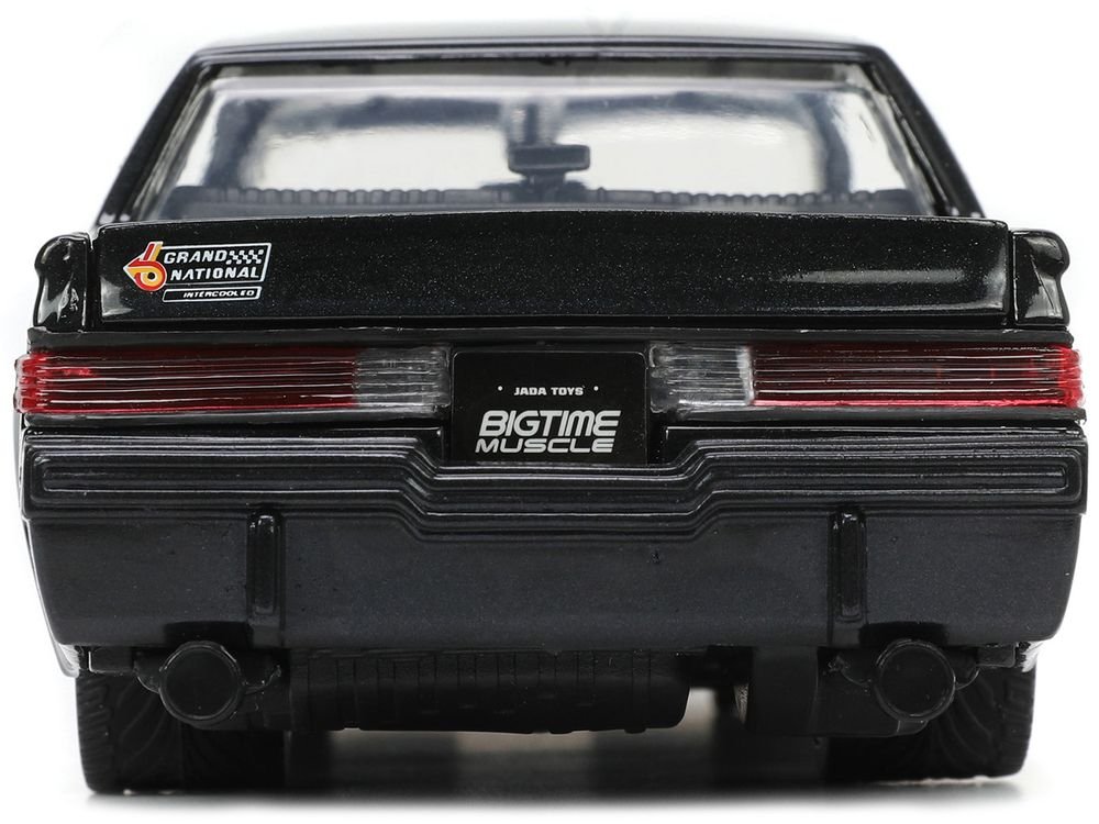 1987 Buick Grand National Black Metallic "Blackbird" "Bigtime Muscle" Series 1/24 Diecast Model Car by Jada view 5