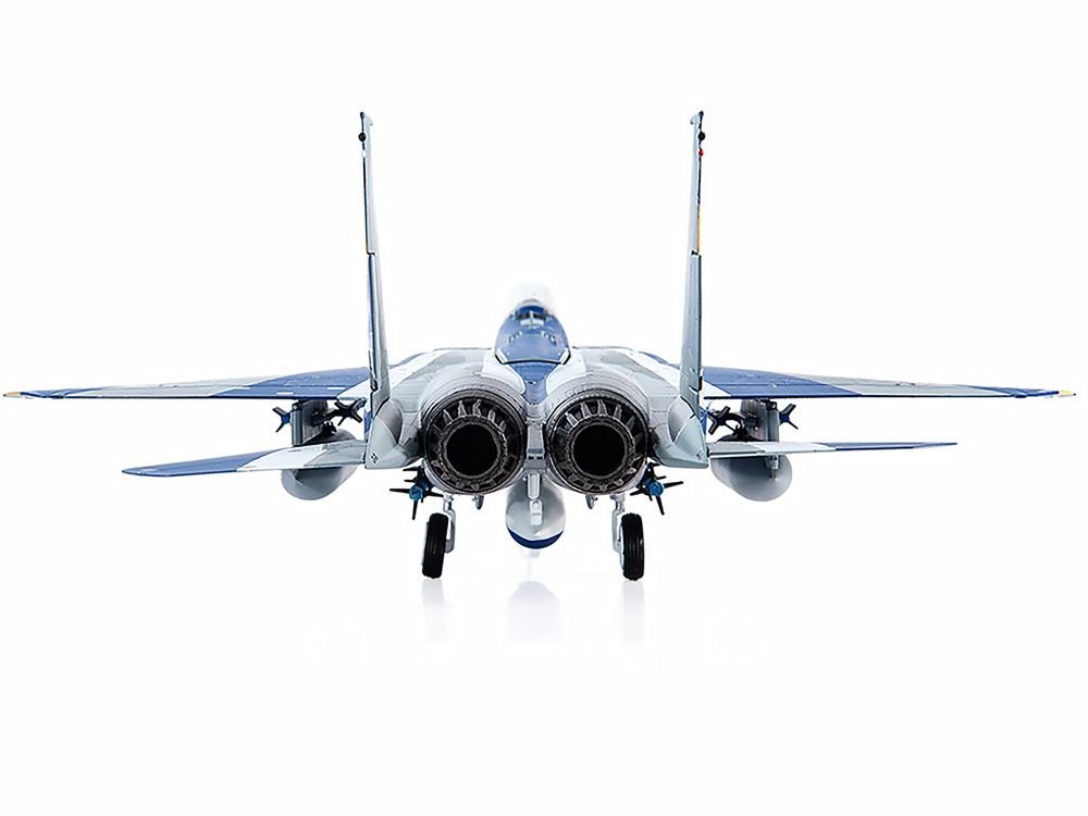 F-15DJ JASDF (Japan Air Self-Defense Force) Eagle Fighter Aircraft "23rd Fighter Training Group 20th Anniversary" with Display Stand Limited Edition to 600 pieces Worldwide 1/72 Diecast Model by JC Wings view 4