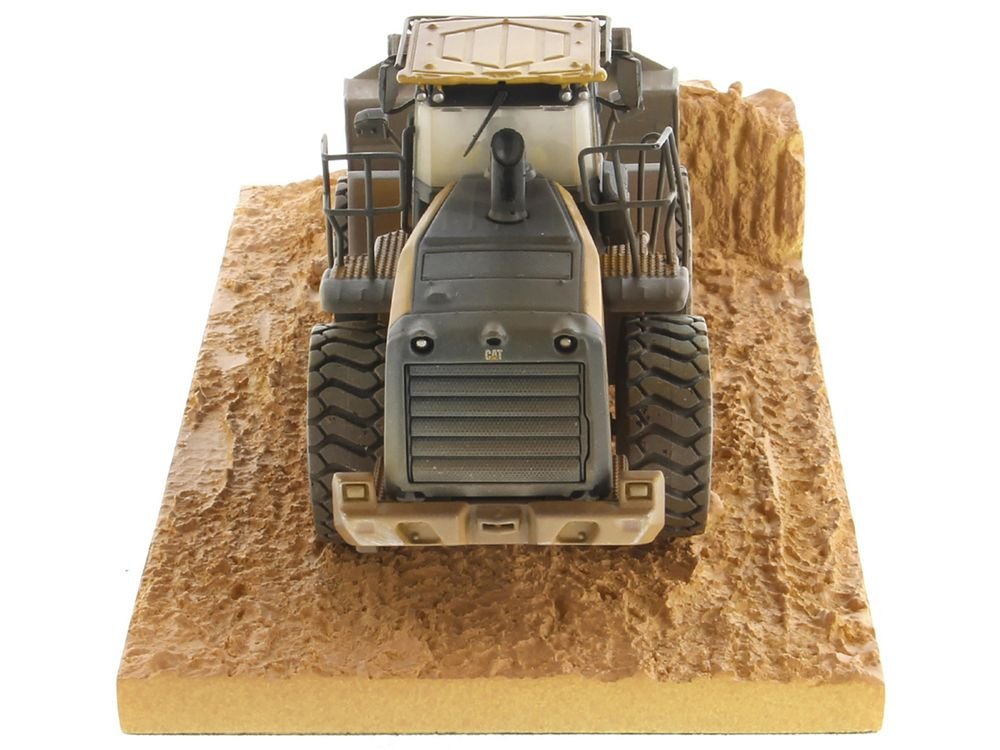 CAT Caterpillar 966M Wheel Loader with Operator (Dirty Version) "Weathered" Series 1/50 Diecast Model by Diecast Masters view 5