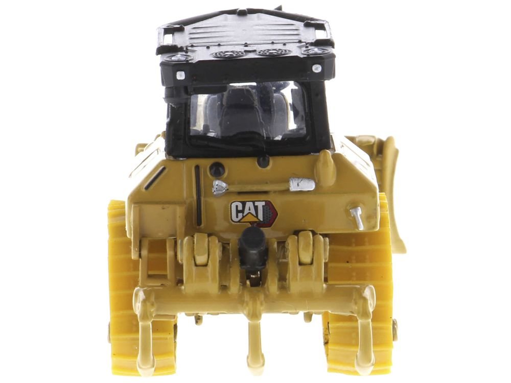 CAT Caterpillar D5 Track-Type Dozer Yellow with Fine Grading Undercarriage and Foldable Blade "High Line Series" 1/87 (HO) Scale Diecast Model by Diecast Masters view 5