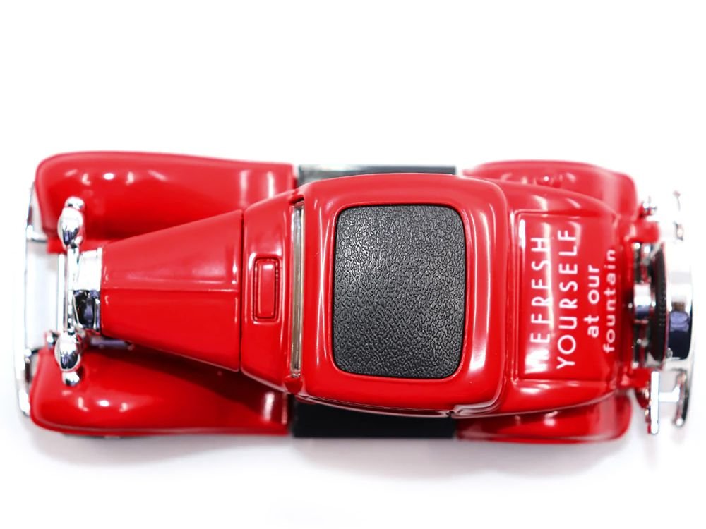 1932 Ford Coupe "Coca-Cola" Red with Black Top 1/43 Diecast Model Car by Motor City Classics view 4