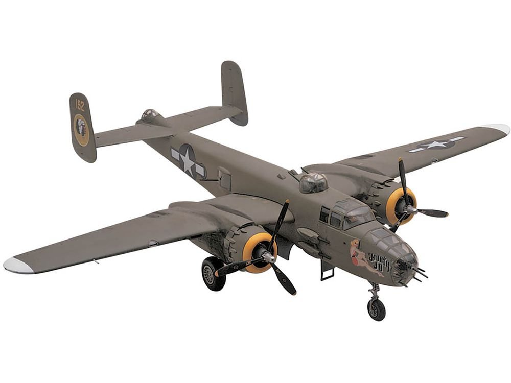 Level 4 Model Kit B-25J Mitchell Medium Bomber Plane 1/48 Scale Model by Revell view 2