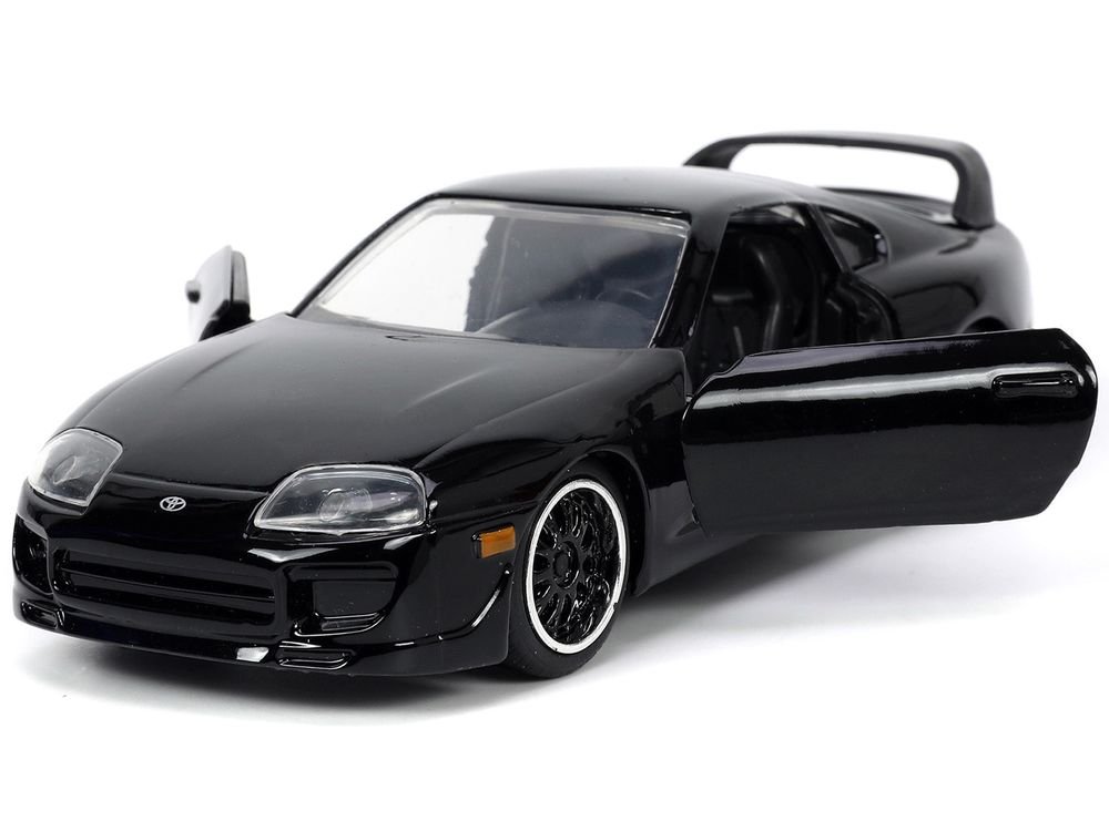 1995 Toyota Supra Black "Fast & Furious" Movie 1/32 Diecast Model Car by Jada view 2