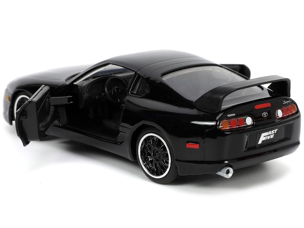 1995 Toyota Supra Black "Fast & Furious" Movie 1/32 Diecast Model Car by Jada view 4