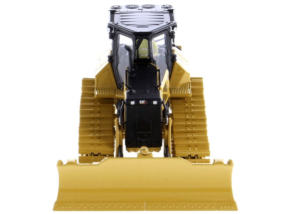CAT Caterpillar D5 LGP VPAT Track Type Tractor Dozer Yellow with Operator "High Line" Series 1/50 Diecast Model by Diecast Masters view 4