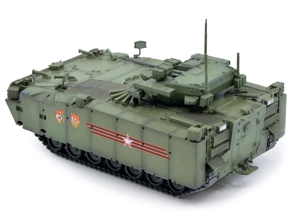 Russian (Object 695) Kurganets-25 Infantry Fighting Vehicle with Four Kornet-EM Guided Missiles - Moscow Victory Day Parade 1/72 Diecast Model by Panzerkampf view 4
