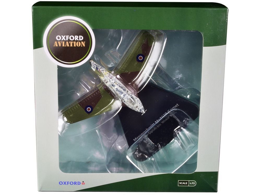 Messerschmitt Me 163B Komet Rocket Plane VF 241 Captain Eric 'Winkle' Brown "Oxford Aviation" Series 1/72 Diecast Model Airplane by Oxford Diecast view 3