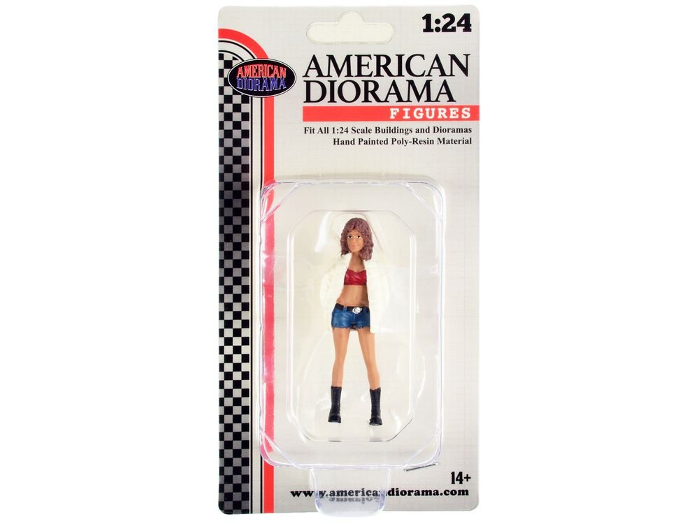 "Hip Hop Girls" Figure 3 for 1/24 Scale Models by American Diorama view 3