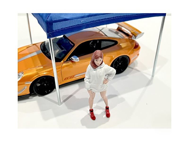 "Hip Hop Girls" 4 Piece Figure Set for 1/24 Scale Models by American Diorama view 3