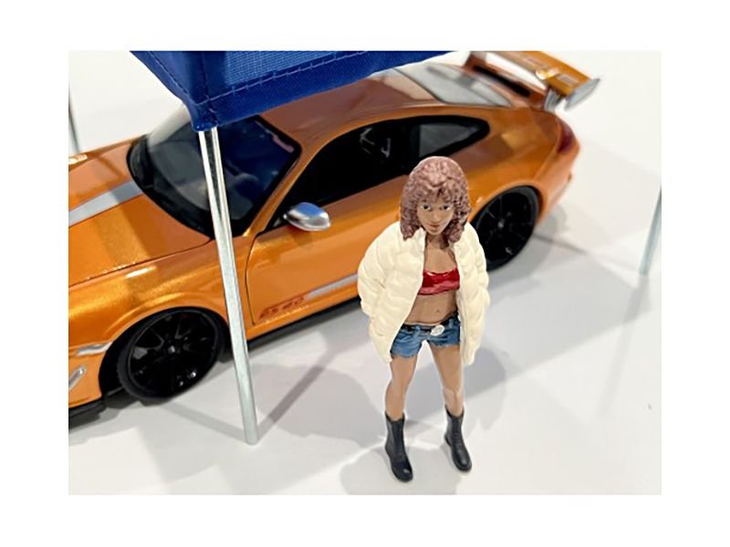 "Hip Hop Girls" 4 Piece Figure Set for 1/24 Scale Models by American Diorama view 4