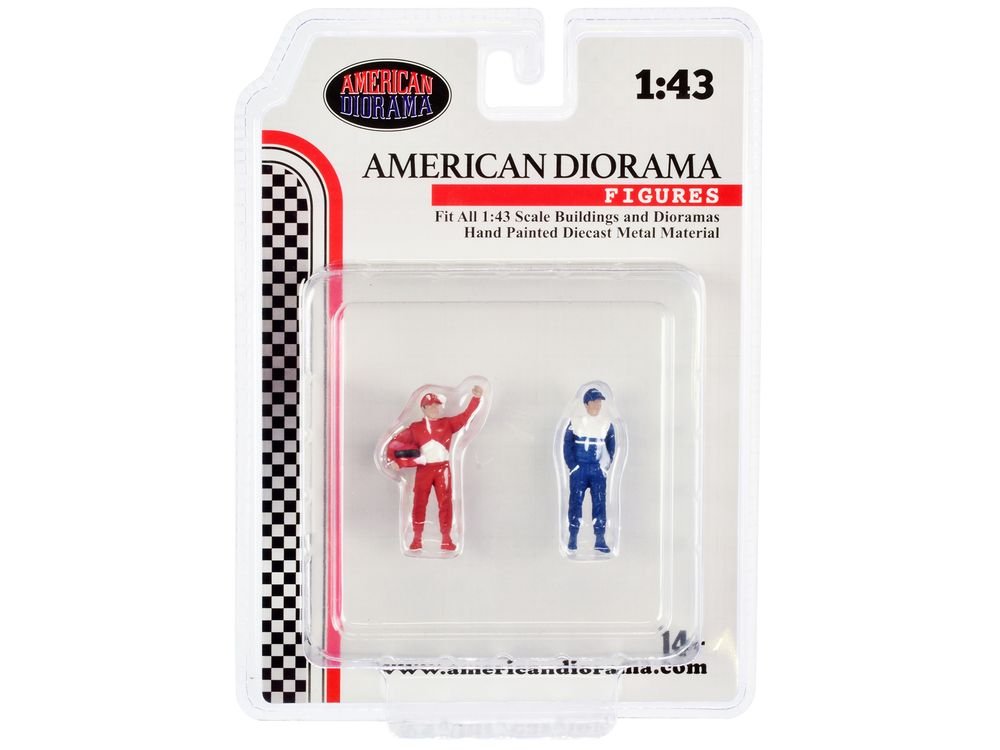 "Racing Legends" 90's Set of 2 Diecast Figures for 1/43 Scale Models by American Diorama view 4