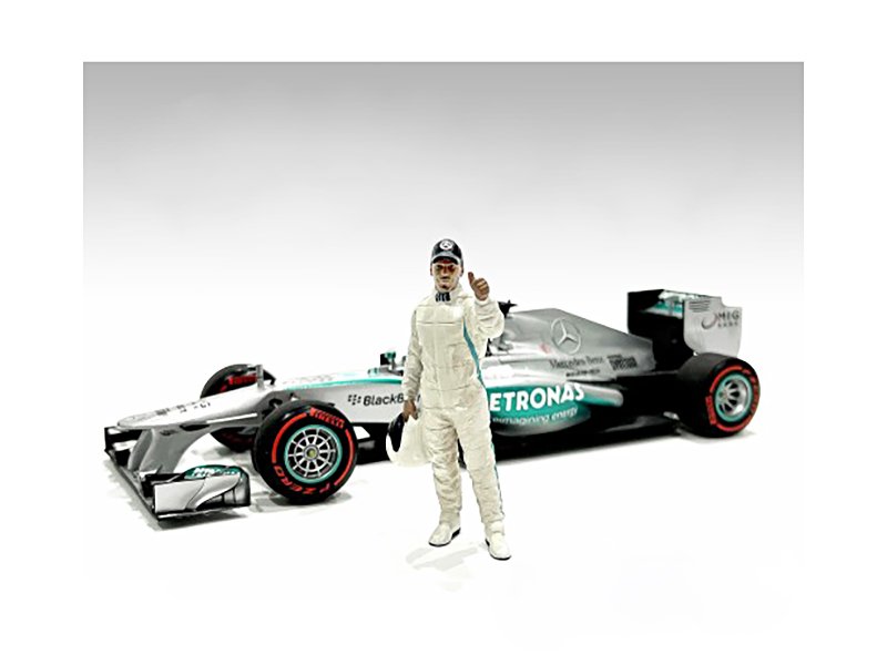 "Racing Legends" 2000's Set of 2 Diecast Figures for 1/43 Scale Models by American Diorama view 2