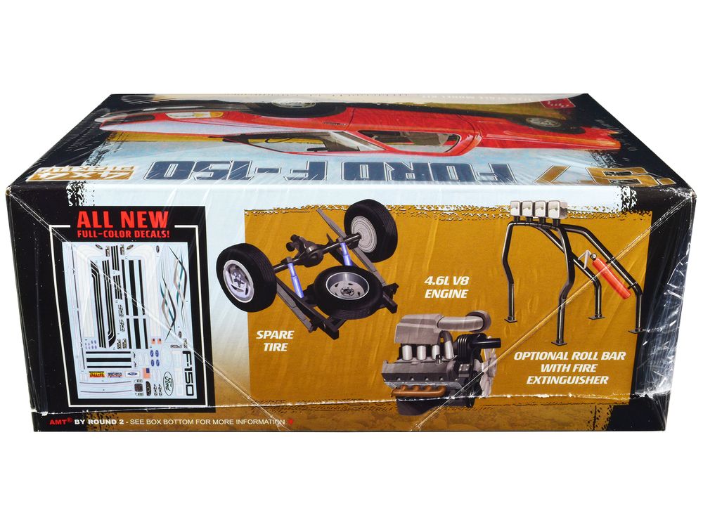 Skill 2 Model Kit 1997 Ford F-150 4X4 Pickup Truck 1/25 Scale Model by AMT view 2