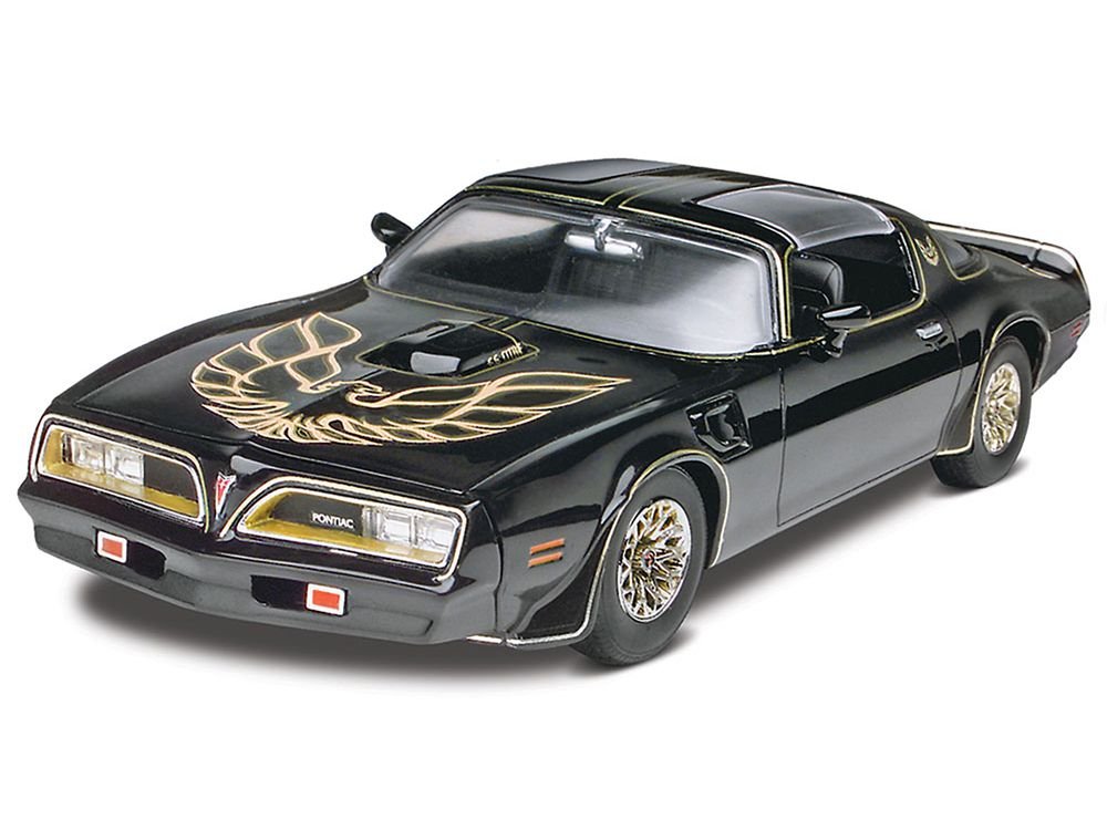 Level 4 Model Kit 1977 Pontiac Firebird "Smokey and the Bandit" (1977) Movie 1/25 Scale Model Car by Revell view 5