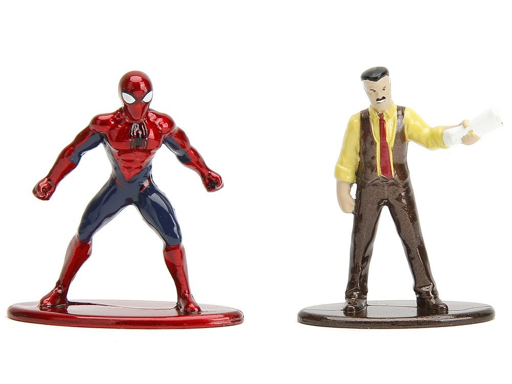 "Daily Bugle" and Subway Diorama Set with Spider-Man and J. Jonah Jameson Diecast Figures "Marvel's Spider-Man" "Nano Scene" Series Models by Jada view 5