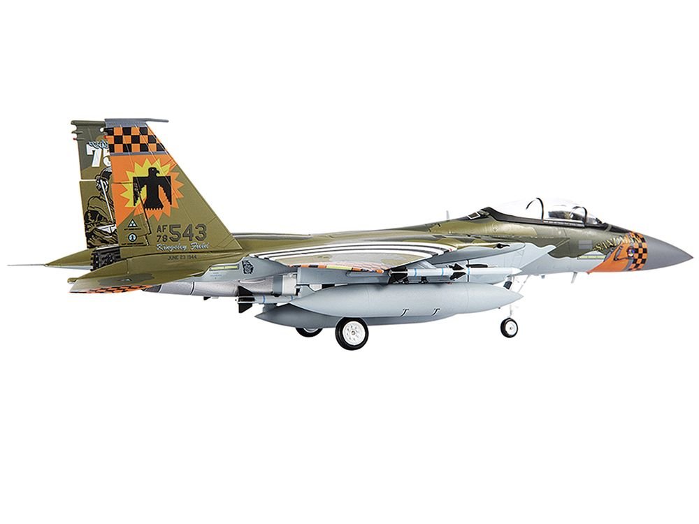 McDonnell Douglas F-15C Eagle Fighter Plane "U.S. ANG 173rd Fighter Wing" (2020) 1/72 Diecast Model by JC Wings view 3