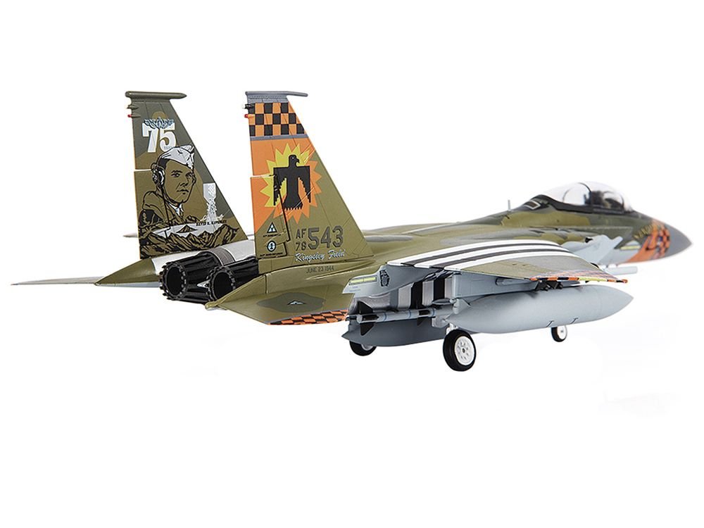 McDonnell Douglas F-15C Eagle Fighter Plane "U.S. ANG 173rd Fighter Wing" (2020) 1/72 Diecast Model by JC Wings view 4