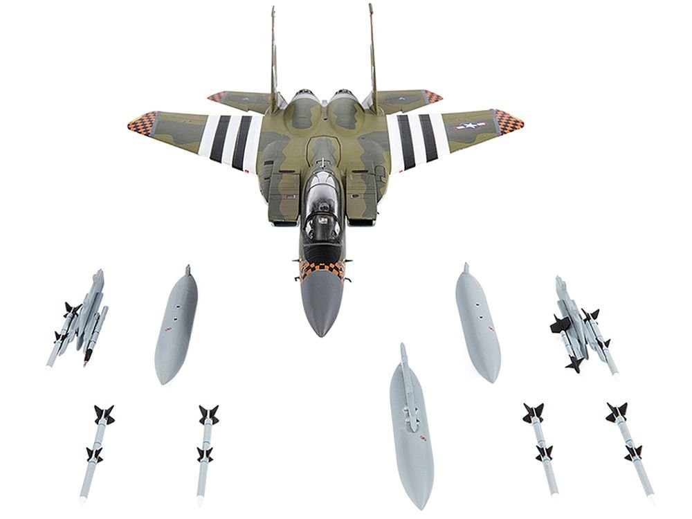 McDonnell Douglas F-15C Eagle Fighter Plane "U.S. ANG 173rd Fighter Wing" (2020) 1/72 Diecast Model by JC Wings view 5