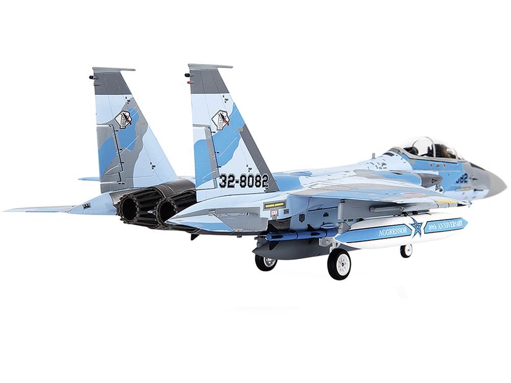 Mitsubishi F-15DJ Eagle Fighter Plane "JASDF (Japan Air Self-Defense Force) Tactical Fighter Training Group 40th Anniversary Edition" (2021) 1/72 Diecast Model by JC Wings view 3