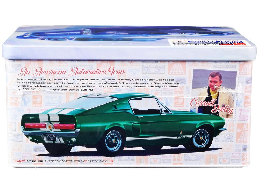 Skill 2 Model Kit 1967 Shelby Mustang GT350 USPS (United States Postal Service) "Auto Art Stamp Series" 1/25 Scale Model by AMT view 2