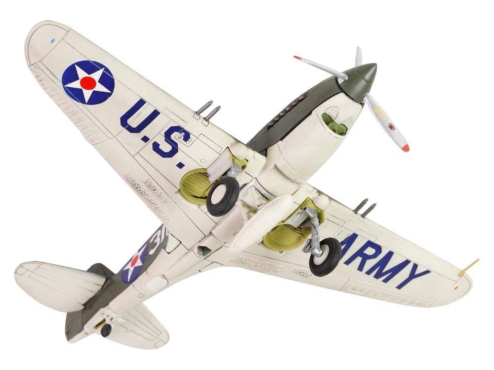 Curtiss P-40B HAWK 81A-2 (P-8127) Aircraft Fighter "47th Pursuit Squadron (15th Pursuit Group) Serial : 316/15P Hawaiian Islands Pearl Habor" (7 December 1941) "WW2 Aircrafts Series" 1/72 Diecast Model by Forces of Valor view 4