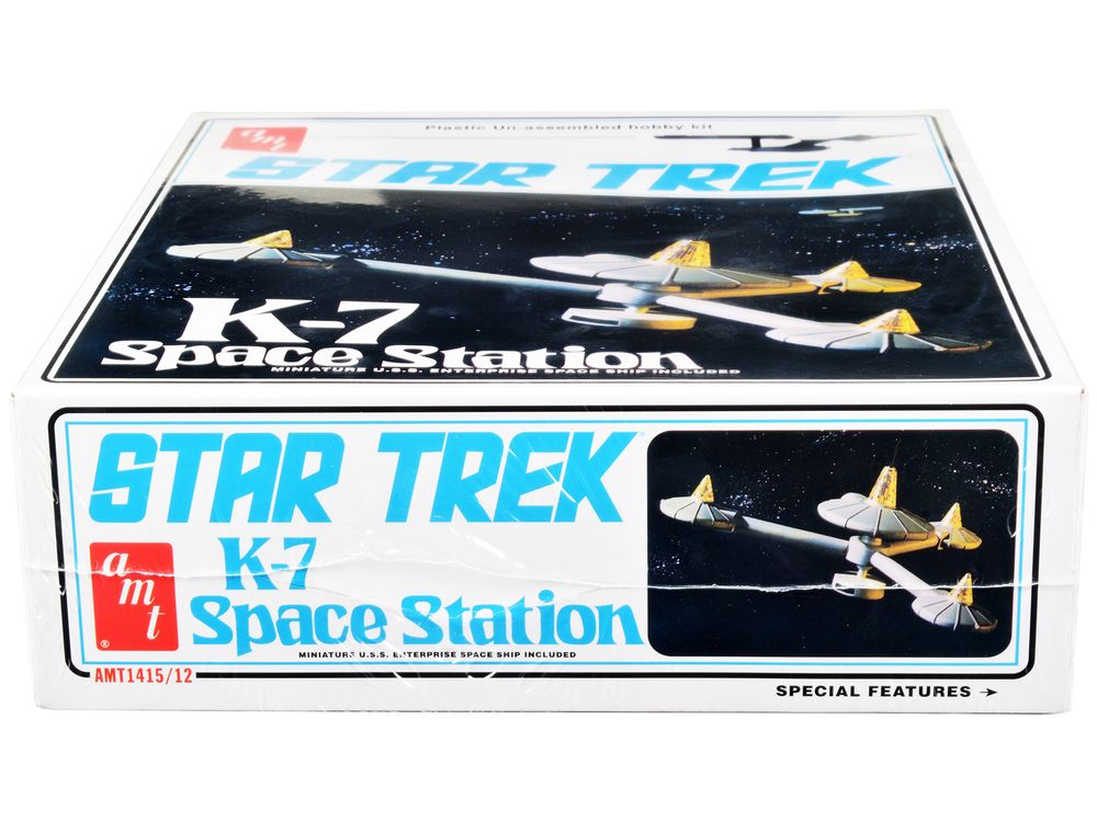 Skill 2 Model Kit K-7 Space Station "Star Trek" (1966-1969) TV Series 1/7600 Scale Model by AMT view 2
