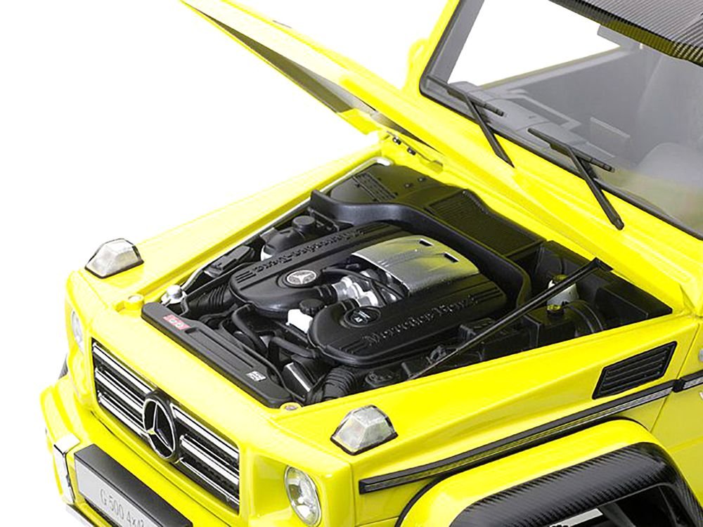 Mercedes Benz G500 4X4 2 Electric Beam/ Yellow 1/18 Model Car by Autoart view 2