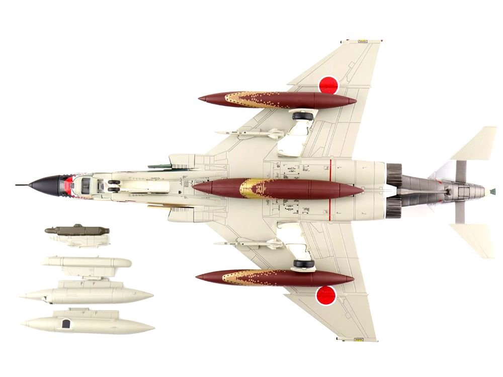 McDonnell Douglas RF-4E Phantom II Fighter Aircraft 57-6907 JASDF "501 SQ Final Year 2020" "Air Power Series" 1/72 Scale Model by Hobby Master view 5