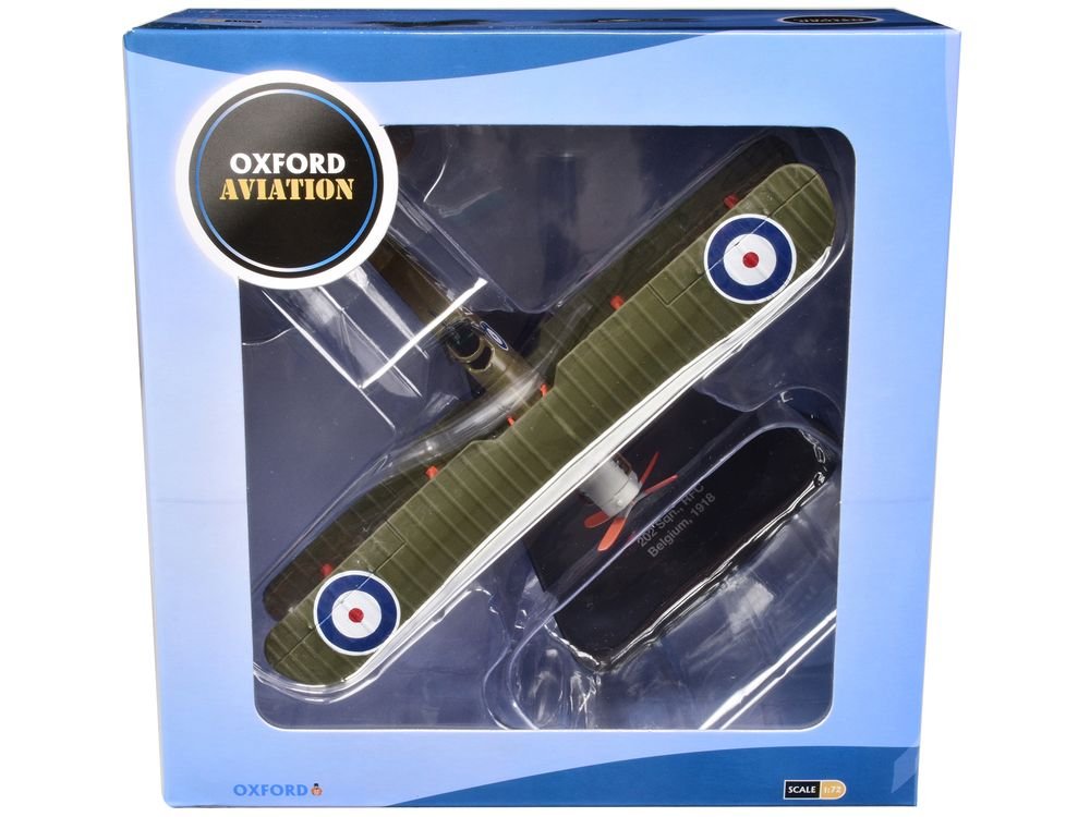 Airco DH4 Bomber Plane "202 Squadron RFC" (1918) "Oxford Aviation" Series 1/72 Diecast Model Airplane by Oxford Diecast view 3